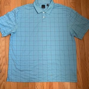 Mens blue polo